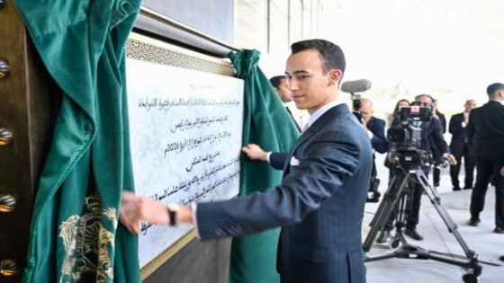 صاحب السمو الملكي ولي العهد الأمير مولاي الحسن يدشن “برج محمد السادس”  
