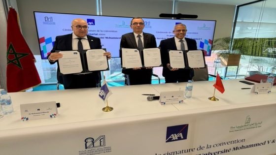   AXA Services Maroc, l’Université Mohammed V de Rabat et l’ESTS s’allient