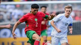 المنتخب المغربي يتعادل مع نظيره النرويجي بهدف لمثله في مباراة ودية استعدادا لكأس العالم