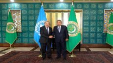مباحثات بين الجامعة العربية والأمم المتحدة حول المستجدات الإقليمية وتعزيز التعاون المشترك